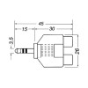 GBC 29.1294.04 - Adaptor Stereo 3.5mm Αρσενικό σε 2 Rca Αντάπτορς Onetrade GBC 29.1294.04 - Adaptor Stereo 3.5mm Αρσενικό σε 2 Rca Αντάπτορς Onetrade